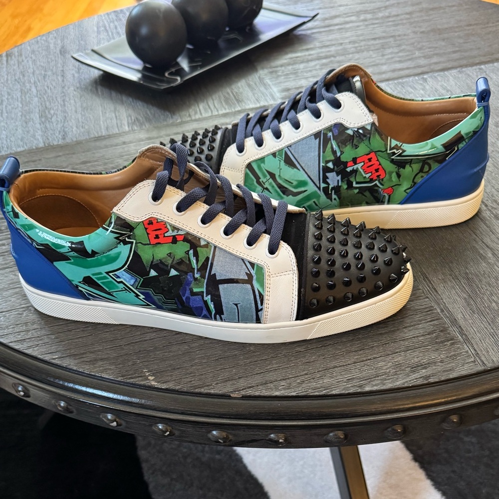 CHRISTIAN LOUBOUTIN SPIKED SNEAKERS